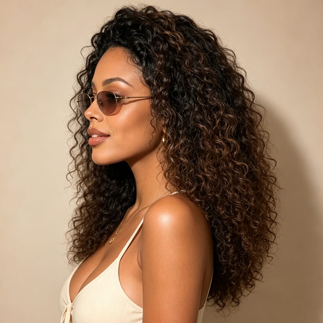 ailuxyhair-fr AILUXY 13x4 Lace Frontal 1bt4 curly  Perruque Court et Frisé Volume Maximum et Attitude
