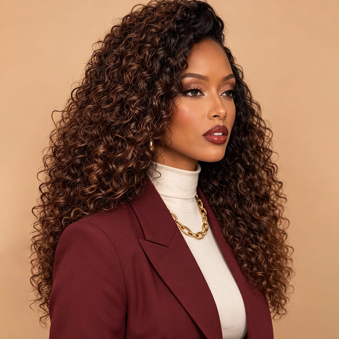 ailuxyhair-fr AILUXY 13x4 Lace Frontal 1bt4 curly Perruque vietnamienne de haute qualité