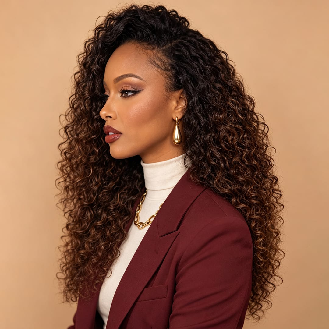 ailuxyhair-fr AILUXY 13x4 Lace Frontal 1bt4 curly Perruque vietnamienne de haute qualité