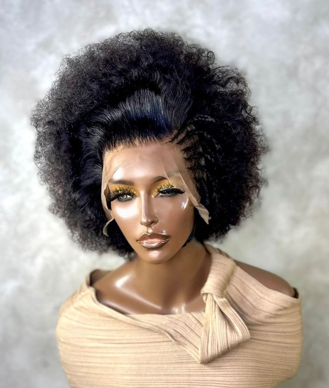 ailuxyhair-fr AILUXY 13x4 Lace Frontal afro curly Perruque