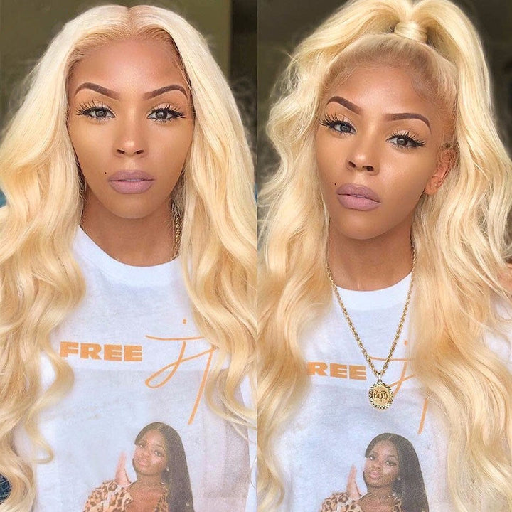 ailuxyhair-fr AILUXY 13x4 Lace Frontal Blond 613 Body Wave Perruque 100% Cheveux Humains