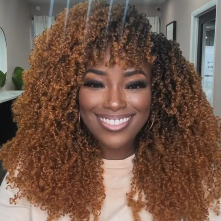 ailuxyhair-fr AILUXY 13x4 Lace Frontal Boucles Caramel Lumineuses, Volume Maximal