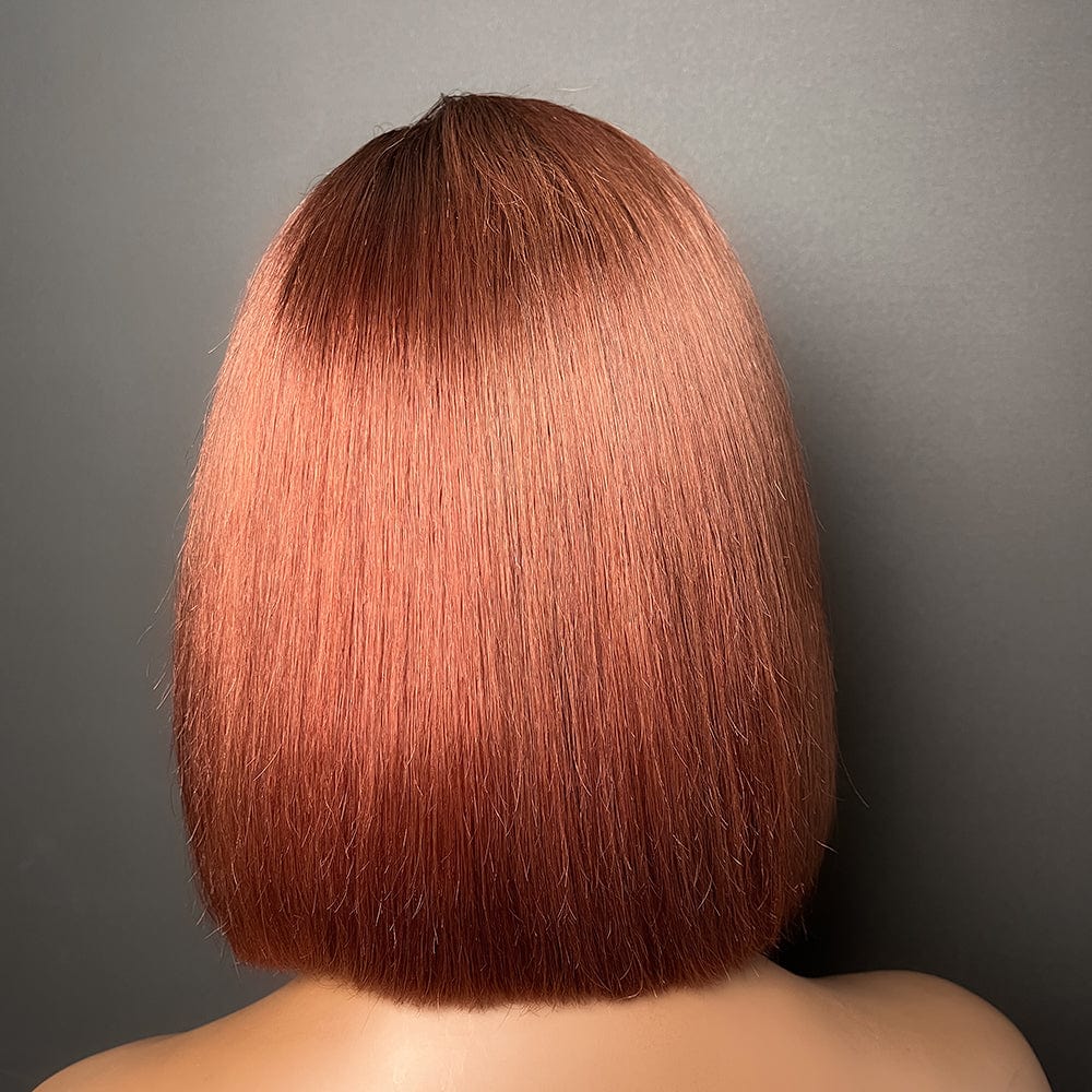 ailuxyhair-fr AILUXY 13x4 Lace Frontal  Lisse Bob Perruque 100% Cheveux Humains