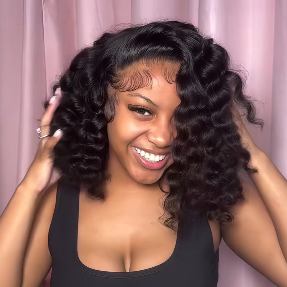 ailuxyhair-fr AILUXY 13x4 Lace Frontal Perruque Afro Kinky Curly Texture Naturelle Sublime
