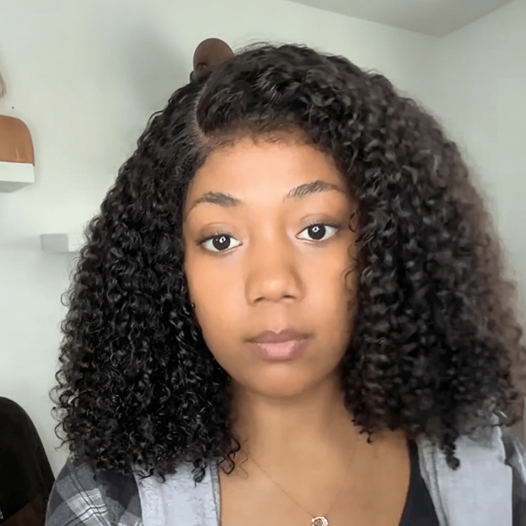 ailuxyhair-fr AILUXY 13x4 Lace Frontal Perruque Courte Bouclée – nouvelles perruques avec une raie sur le côté