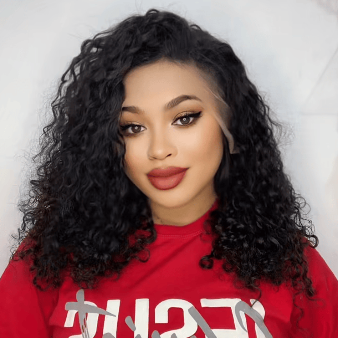 ailuxyhair-fr AILUXY 13x4 Lace Frontal Perruque Courte Bouclée – nouvelles perruques boucles ondulées