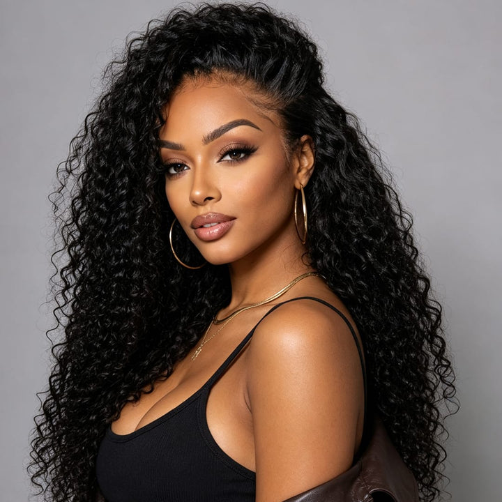 ailuxyhair-fr AILUXY 13x4 Lace Frontal Rose Wave Perruque  200% densité Vrais 100% Cheveux Humains comme sur la vidéo 2 - 3 jours reçus+Un beau cadeau
