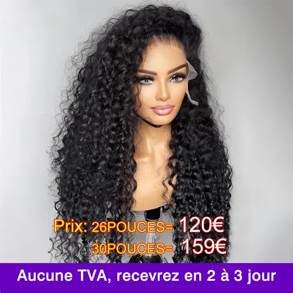 ailuxyhair-fr AILUXY 13x4 Lace Frontal Rose Wave Perruque  200% densité Vrais 100% Cheveux Humains comme sur la vidéo 2 - 3 jours reçus+Un beau cadeau 2.0