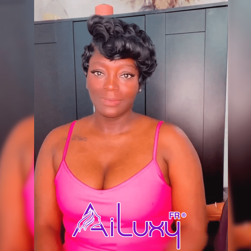 ailuxyhair-fr AILUXY 13x4 lace Perruques 00% densité Vrais 100% Cheveux Humains comme sur la vidéo 2 - 3 jours reçus+Un beau cadeau