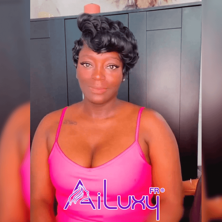 ailuxyhair-fr AILUXY 13x4 lace Perruques 00% densité Vrais 100% Cheveux Humains comme sur la vidéo 2 - 3 jours reçus+Un beau cadeau