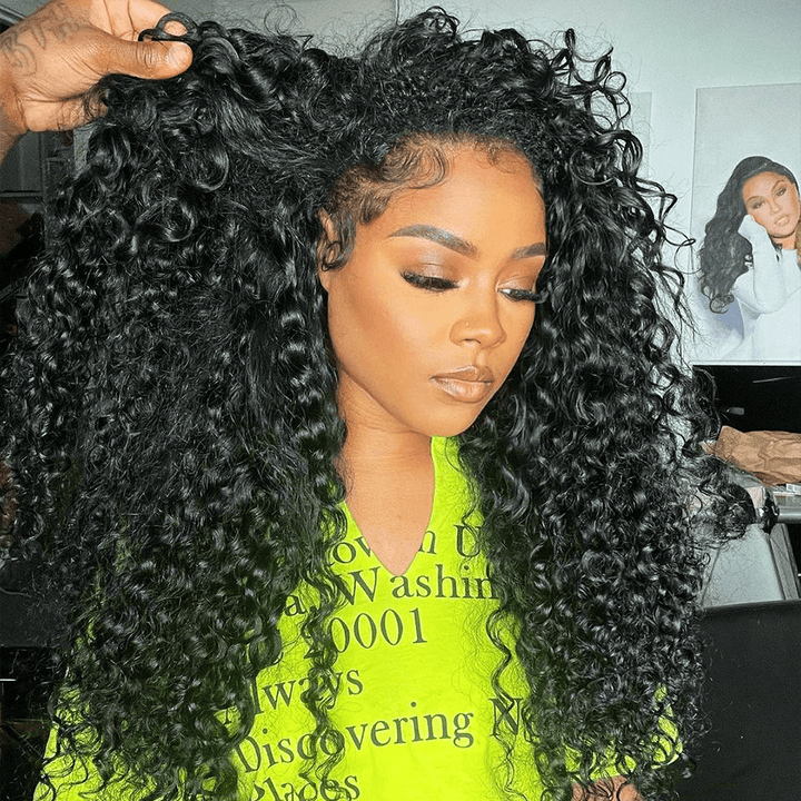 ailuxyhair-fr AILUXY 13x6 Lace Frontal Beyonce 200% densité Vrais 100% Cheveux Humains comme sur la vidéo 2 - 3 jours reçus+Un beau cadeau