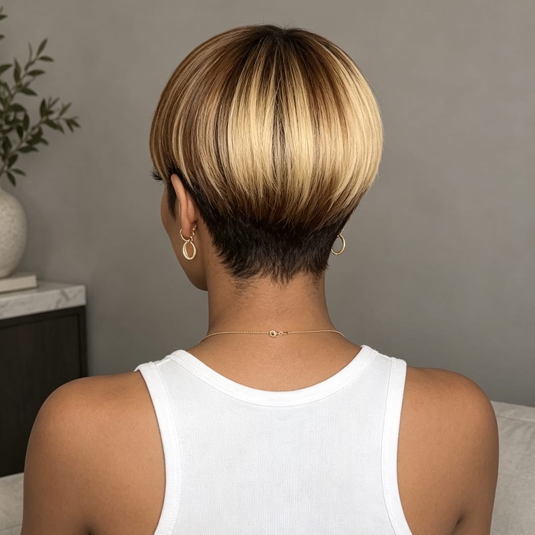 ailuxyhair-fr AILUXY 2 Perruque COMBO | Perruque courte fabriquée à la machine