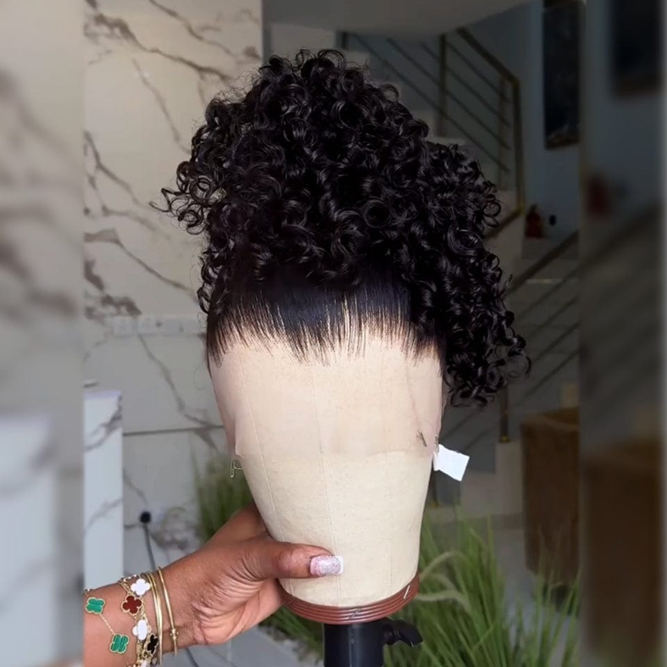 ailuxyhair-fr AILUXY 360 Lace Frontal Perruque Bouclée Identique à l'image