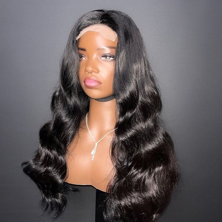 ailuxyhair-fr AILUXY 4x4 Lace Closure Perruque Longue body wavy Noir 100% Cheveux Humains