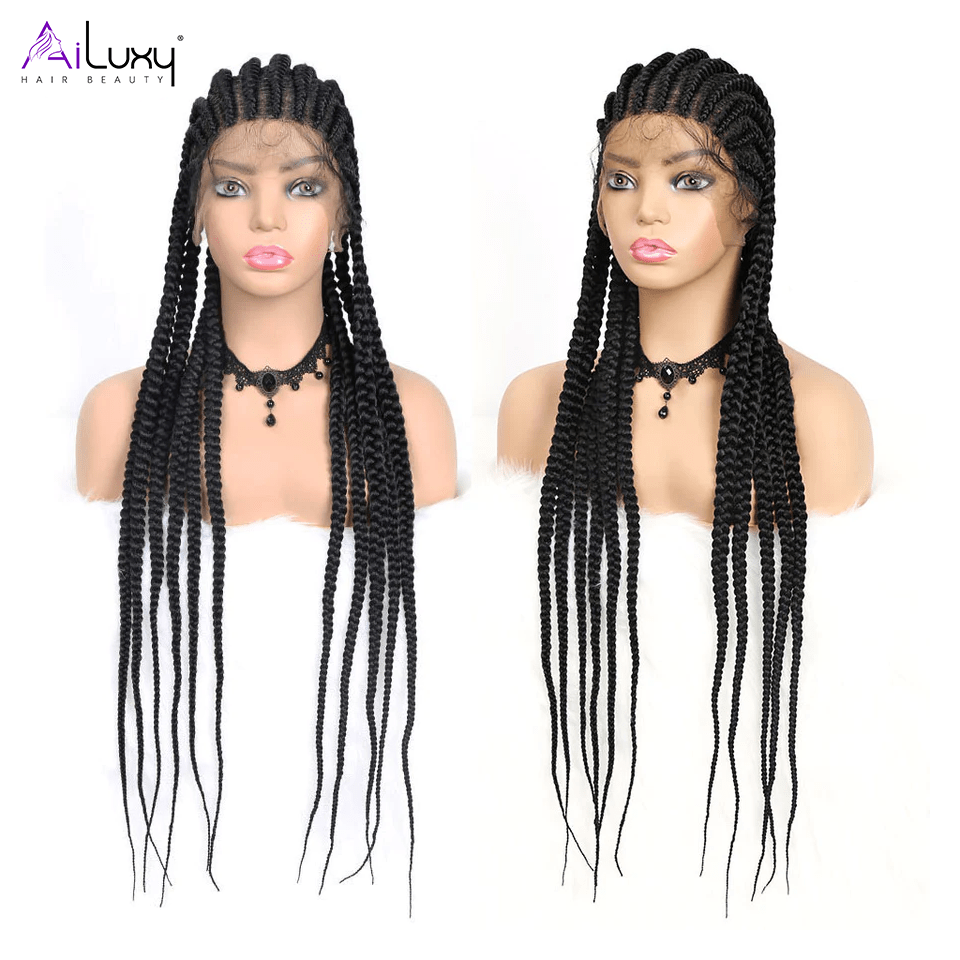 ailuxyhair-fr AILUXY Braid Perruque 100% Cheveux Humains