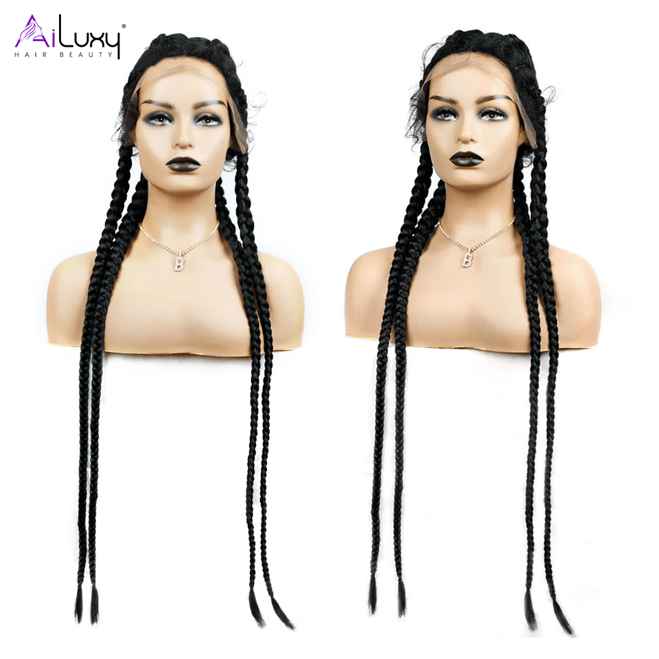ailuxyhair-fr AILUXY Braid Perruque 100% Cheveux Humains