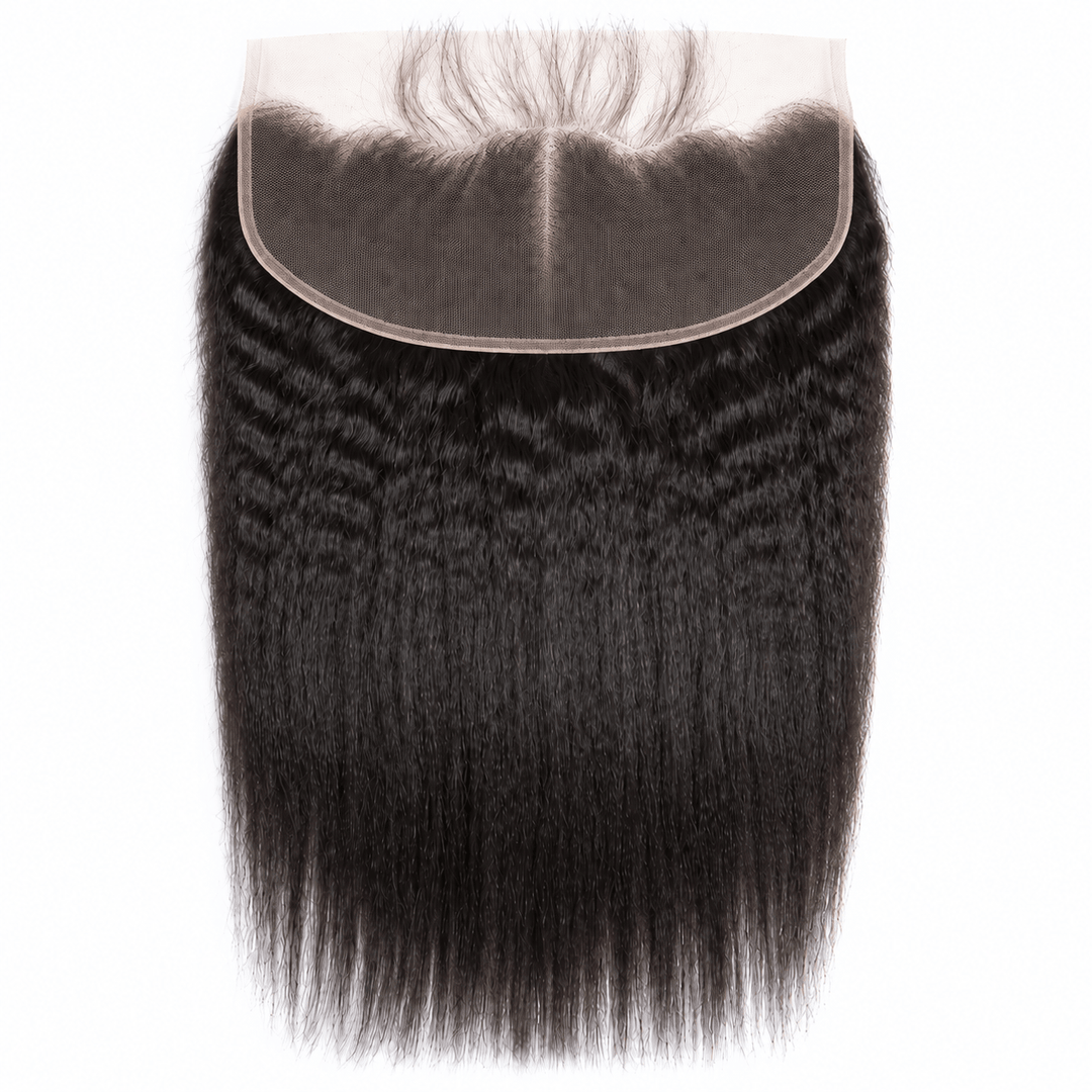 ailuxyhair-fr AILUXY Cheveux 13x4/13x6 HD Lace Frontal Kinky Lisse Dentelle Invisible 100% Cheveux Humains