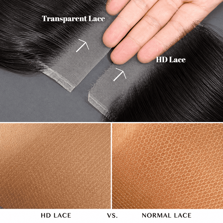 ailuxyhair-fr AILUXY Cheveux  4x4/5x5 HD Lace Closure Lisse Dentelle Invisible 100% Cheveux Humains