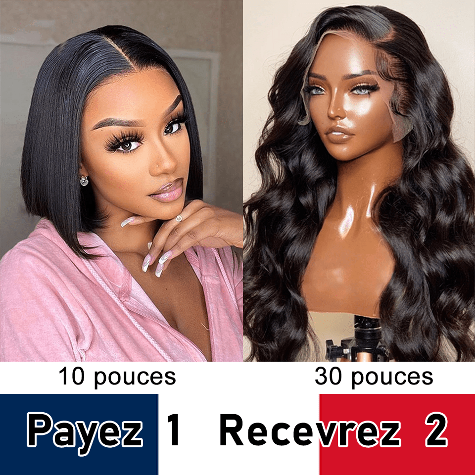 ailuxyhair-fr AILUXY HAIR FR Perruque Vente En Gros Numéro 4(Lisse: 4x4 Lace/Body Wave: 13x4 Lace)