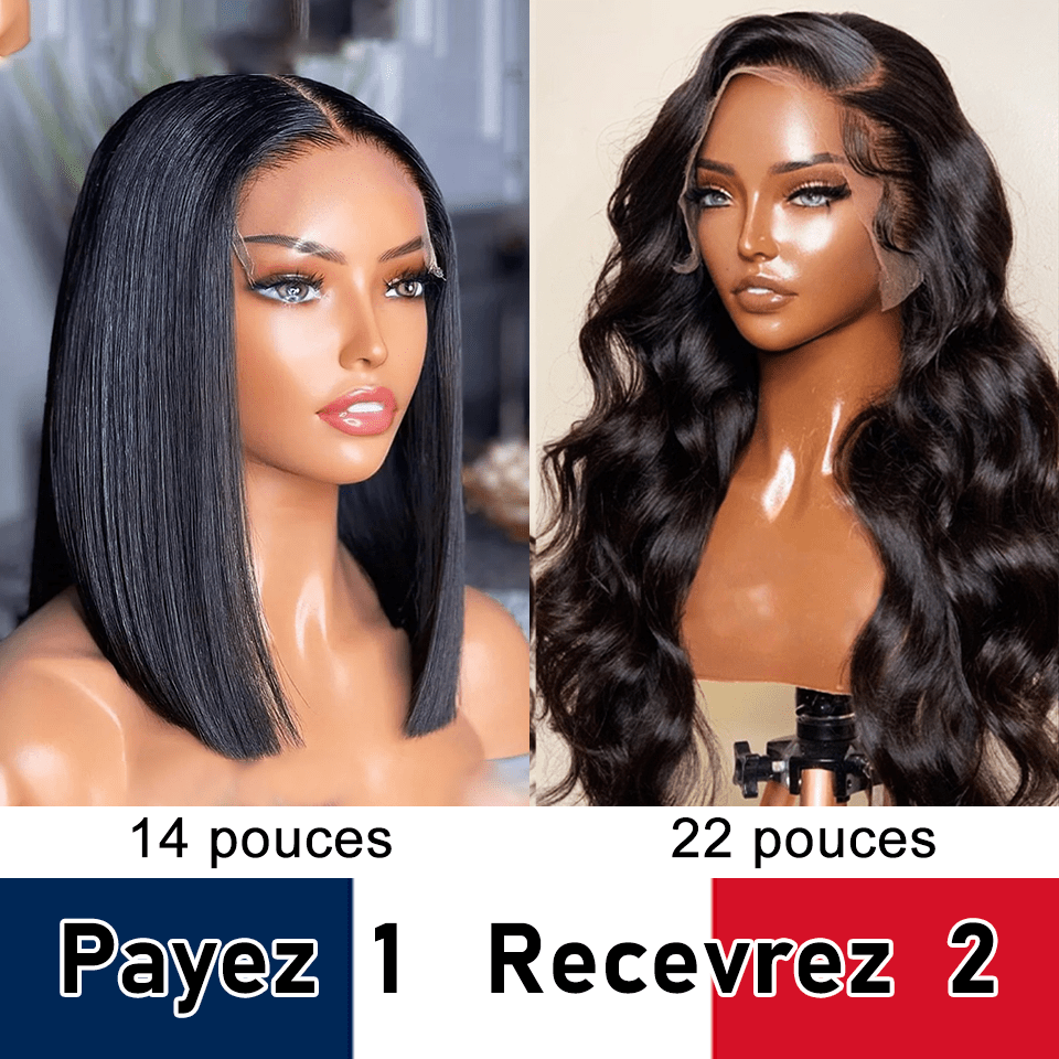 ailuxyhair-fr AILUXY HAIR FR Perruque Vente En Gros Numéro 6(Lisse: 13x4 lace/Body Wave: 4x4 Lace)