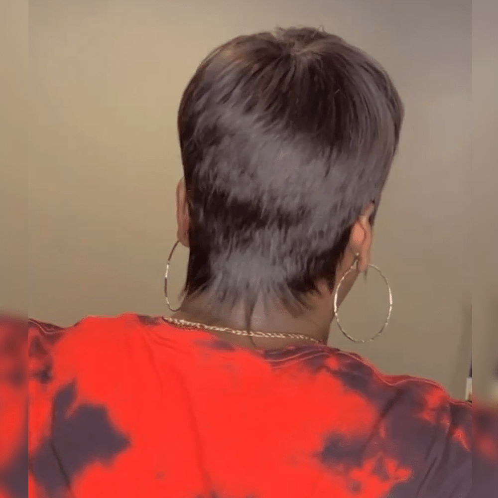 ailuxyhair-fr AILUXY Lisse Courte couleur chocolat Perruque 100% Cheveux Humains comme sur la vidéo 2 - 3 jours reçus+Un beau cadeau