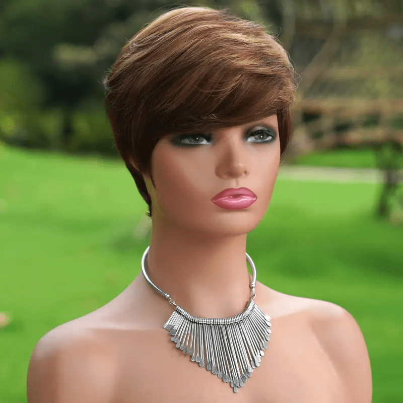 ailuxyhair-fr AILUXY Lisse DODO Courte Perruque 100% Cheveux Humains identique à l'image Je voudrais