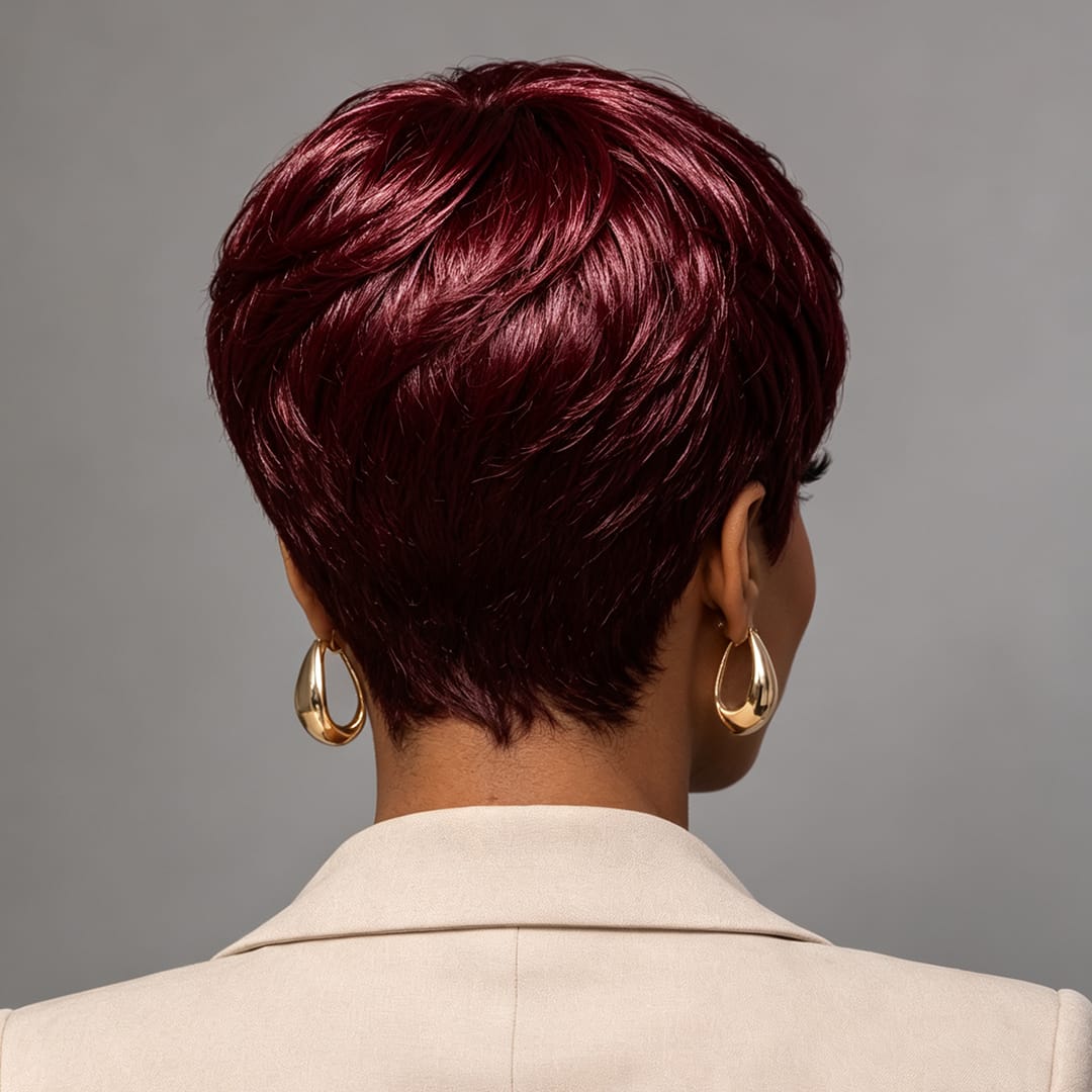 ailuxyhair-fr AILUXY Lisse LALA Courte  Perruque 100% Cheveux Humains