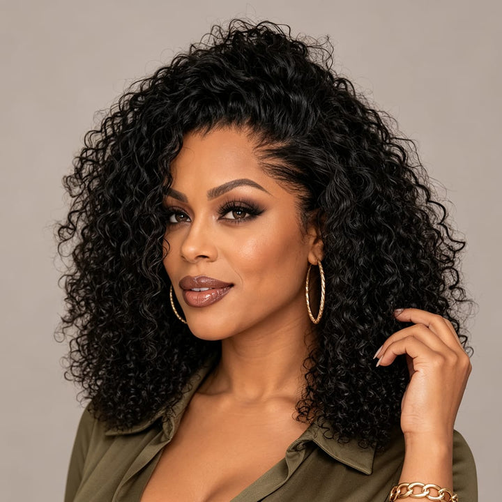 ailuxyhair-fr AILUXY Perruque Afro Bouclée Noire Grand Volume, Boucles Serrées Look Très Naturel