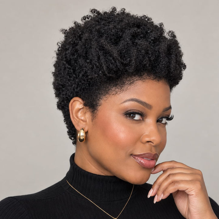 ailuxyhair-fr AILUXY Perruque Afro Curl Lace Sans Colle 100% Cheveux Humains