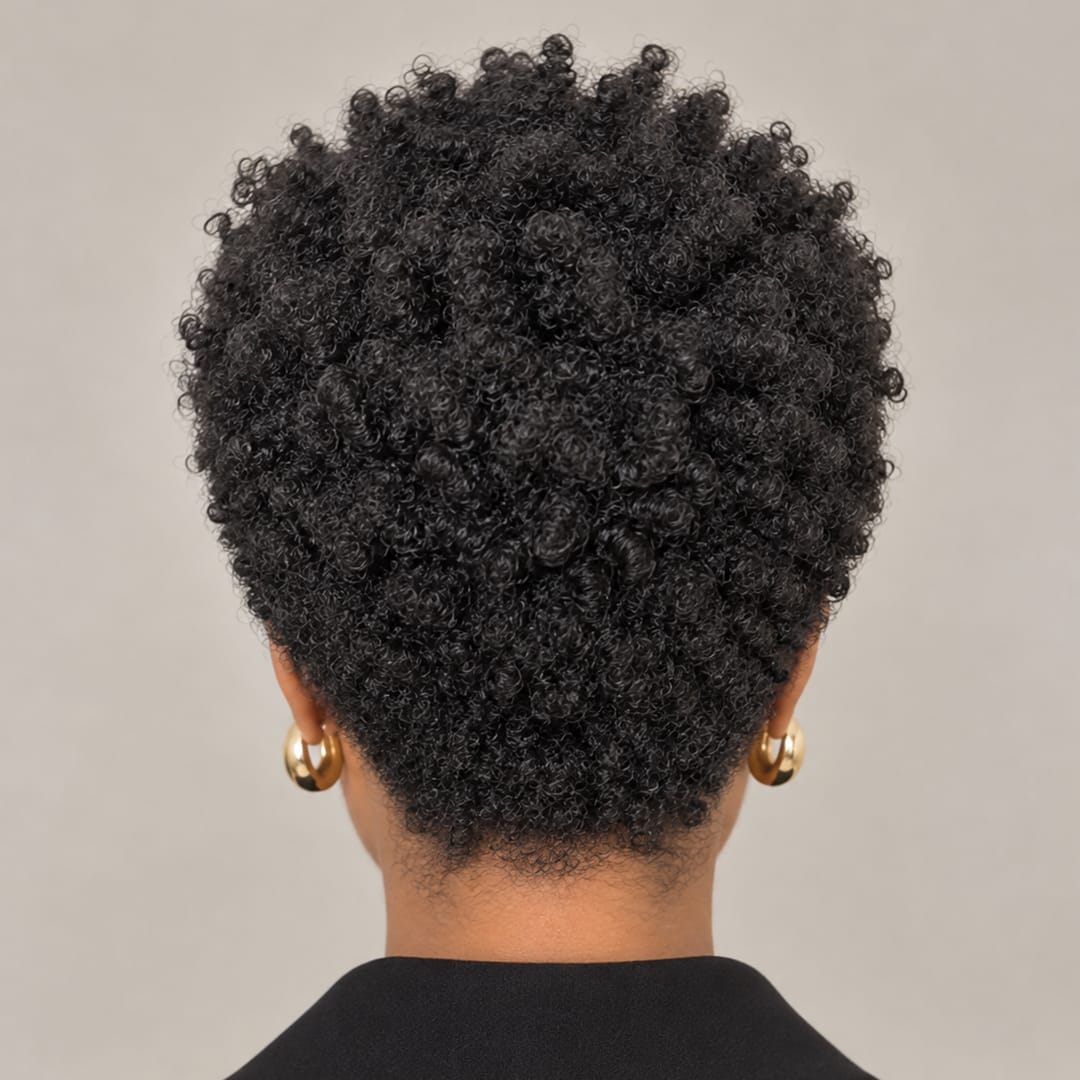 ailuxyhair-fr AILUXY Perruque Afro Curl Lace Sans Colle 100% Cheveux Humains