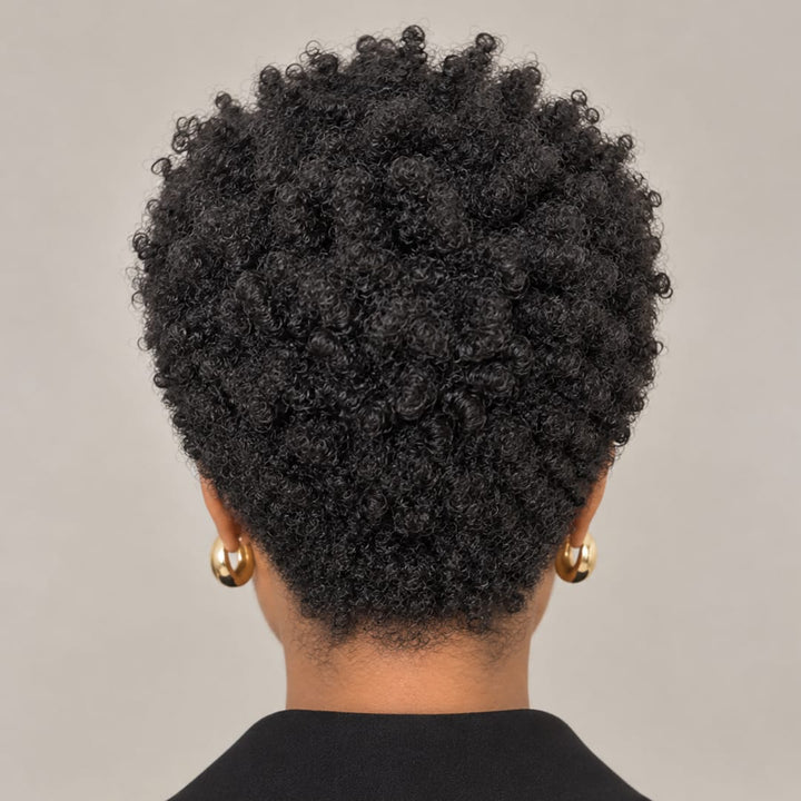 ailuxyhair-fr AILUXY Perruque Afro Curl Lace Sans Colle 100% Cheveux Humains