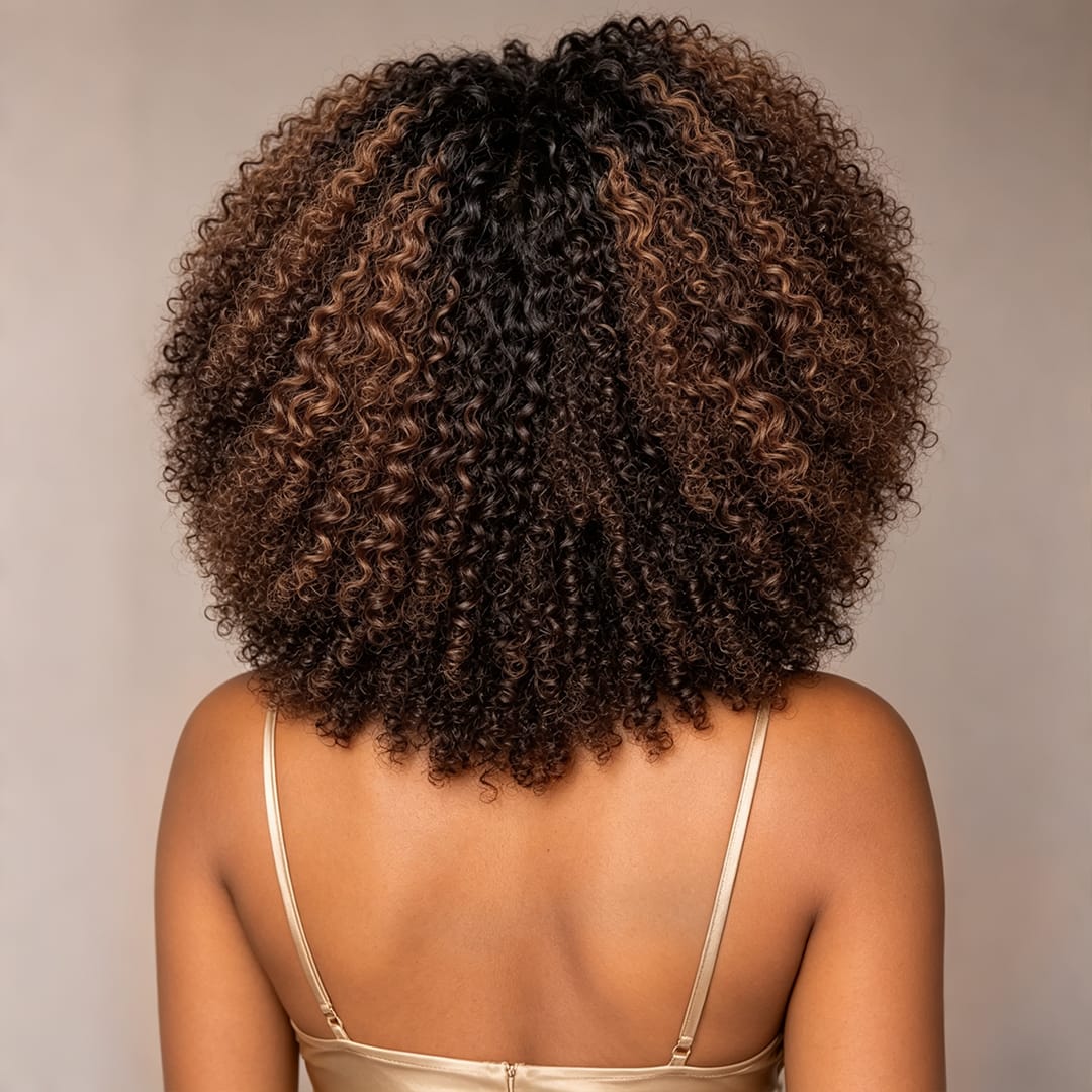 ailuxyhair-fr AILUXY Perruque afro Curly 300%dedensite 2x6 lace Design unique 100% Cheveux Humains
