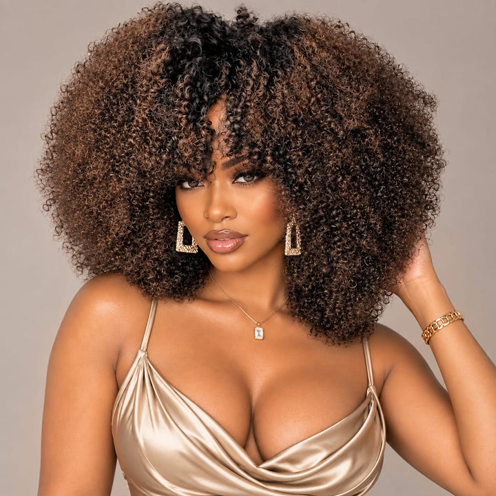 ailuxyhair-fr AILUXY Perruque afro Curly 300%dedensite 2x6 lace Design unique 100% Cheveux Humains