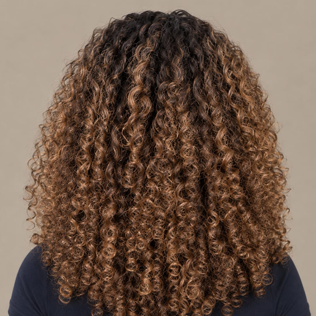 ailuxyhair-fr AILUXY Perruque Bob Curly 13x4 en Dentelle Couleur Brun Miel 1BT4# | Look Naturel et Élégant