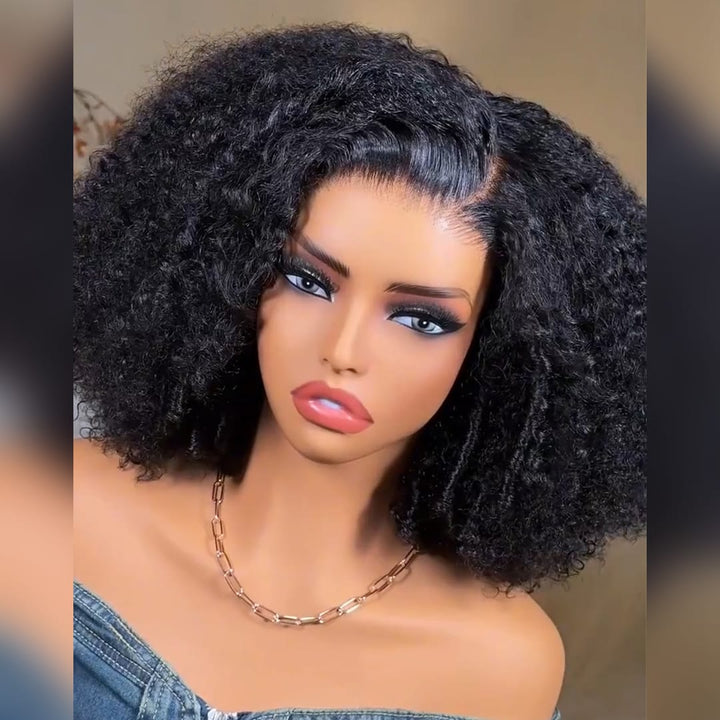ailuxyhair-fr AILUXY Perruque Bouclée Afro 100% Cheveux Humains, Rendu Ultra-réaliste (Copy)