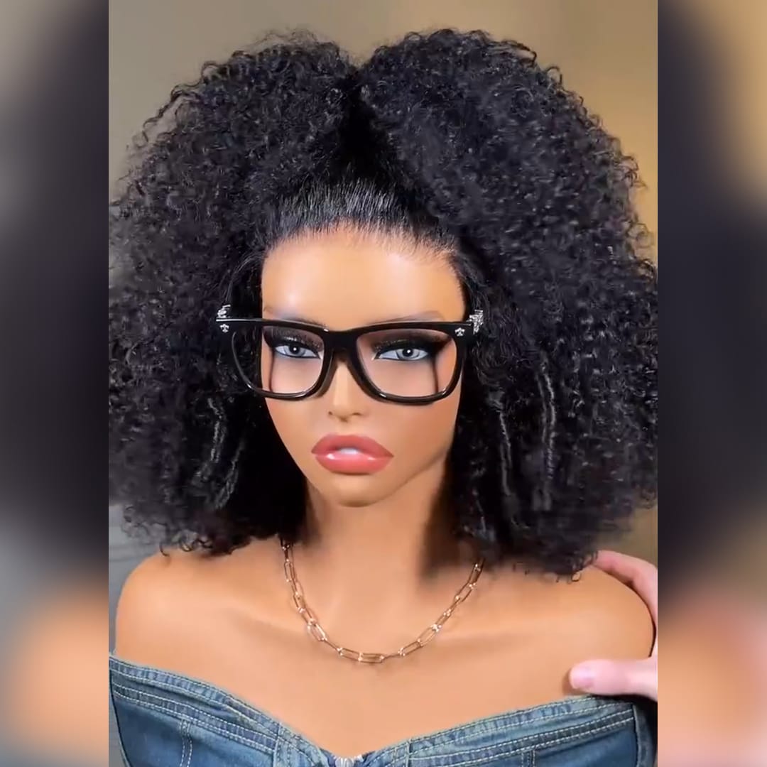 ailuxyhair-fr AILUXY Perruque Bouclée Afro 100% Cheveux Humains, Rendu Ultra-réaliste (Copy)
