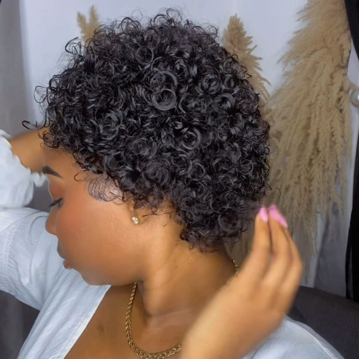 ailuxyhair-fr AILUXY Perruque Boucles Courtes Parfaites Avec Bandeau, Sans Effort au Quotidien