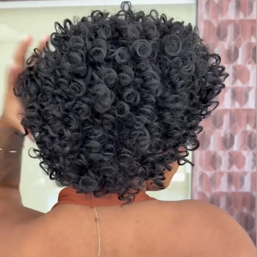 ailuxyhair-fr AILUXY Perruque Bouclettes Volumineuses Kinky Curly  Cheveux Vierges Humains Look Très Naturel