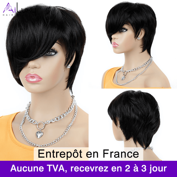 ailuxyhair-fr AILUXY Perruque coupe courte | Charme Naturel