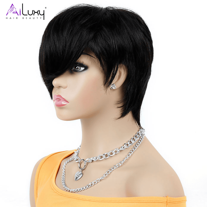 ailuxyhair-fr AILUXY Perruque coupe courte | Charme Naturel