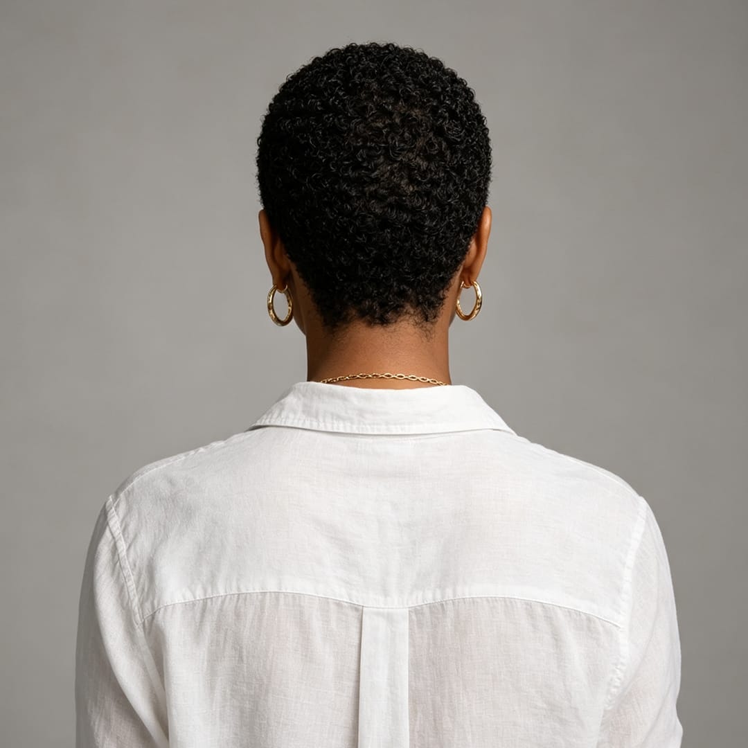 ailuxyhair-fr Ailuxy Perruque courte bouclette afro deux versions : sel et poivre gris naturel / noir uni, cheveux humains coupe pixie ultra confortable