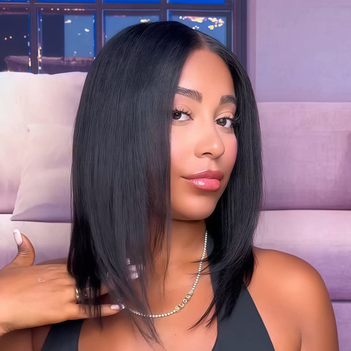 ailuxyhair-fr AILUXY Perruque courte Pixie Cut 13X4 YAKI LISSE