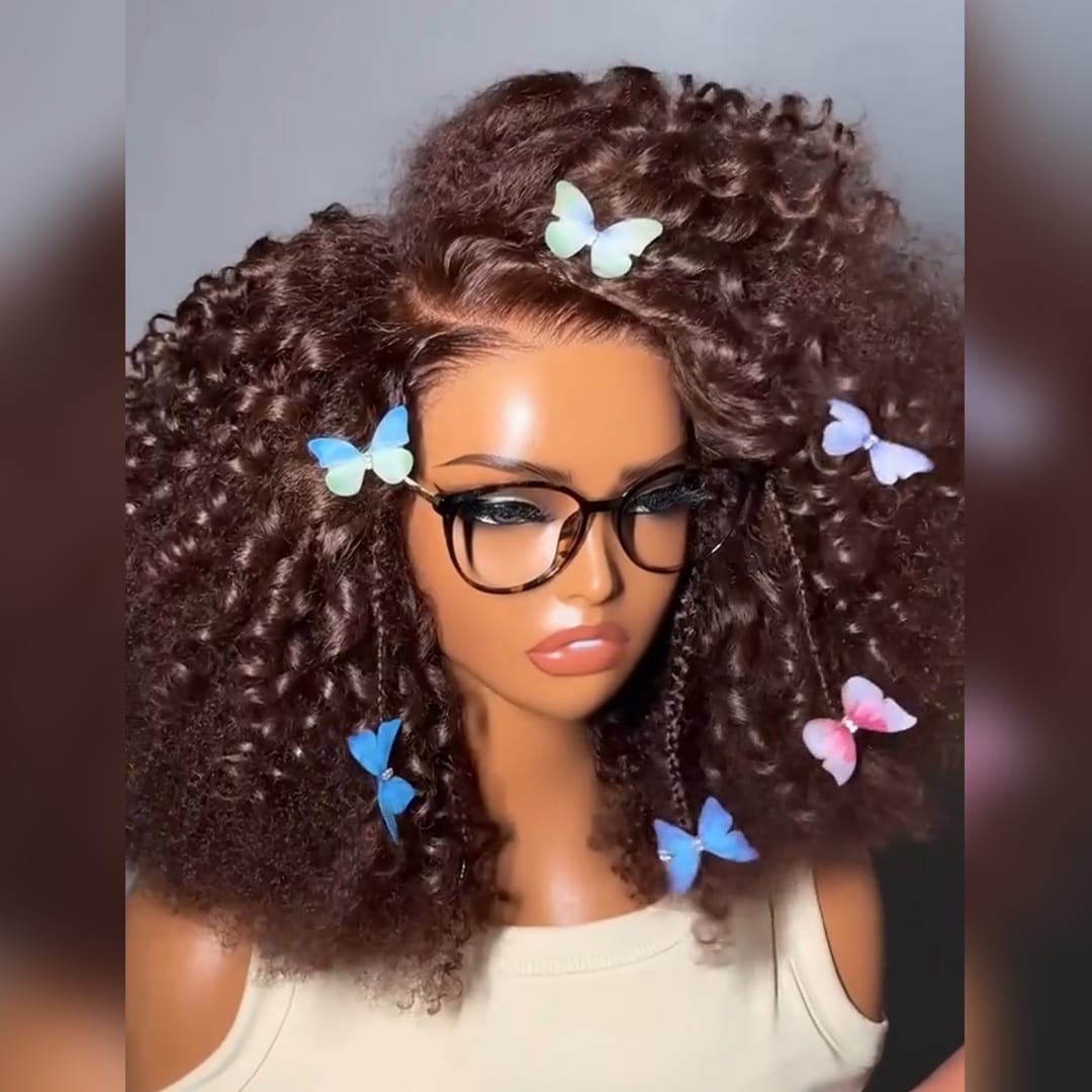 ailuxyhair-fr AILUXY Perruque lace front Afro Curls Volumineux,Boucles Profondes, pas de Frisottis, Entretien Facile
