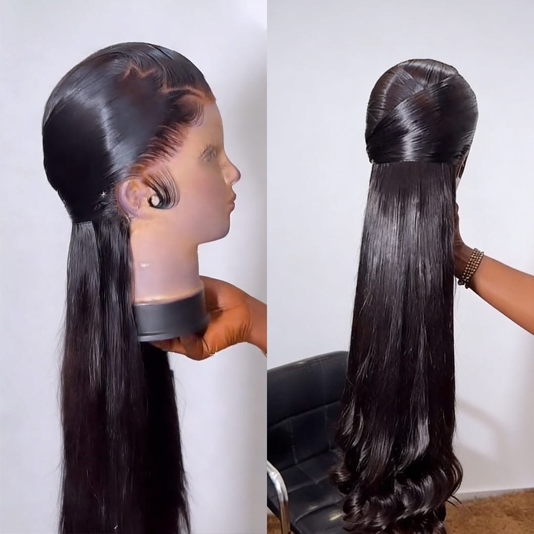 ailuxyhair-fr AILUXY Perruque Lisse Parfaite – Qualité Premium 100% Cheveux Humains-Identique à la Photo