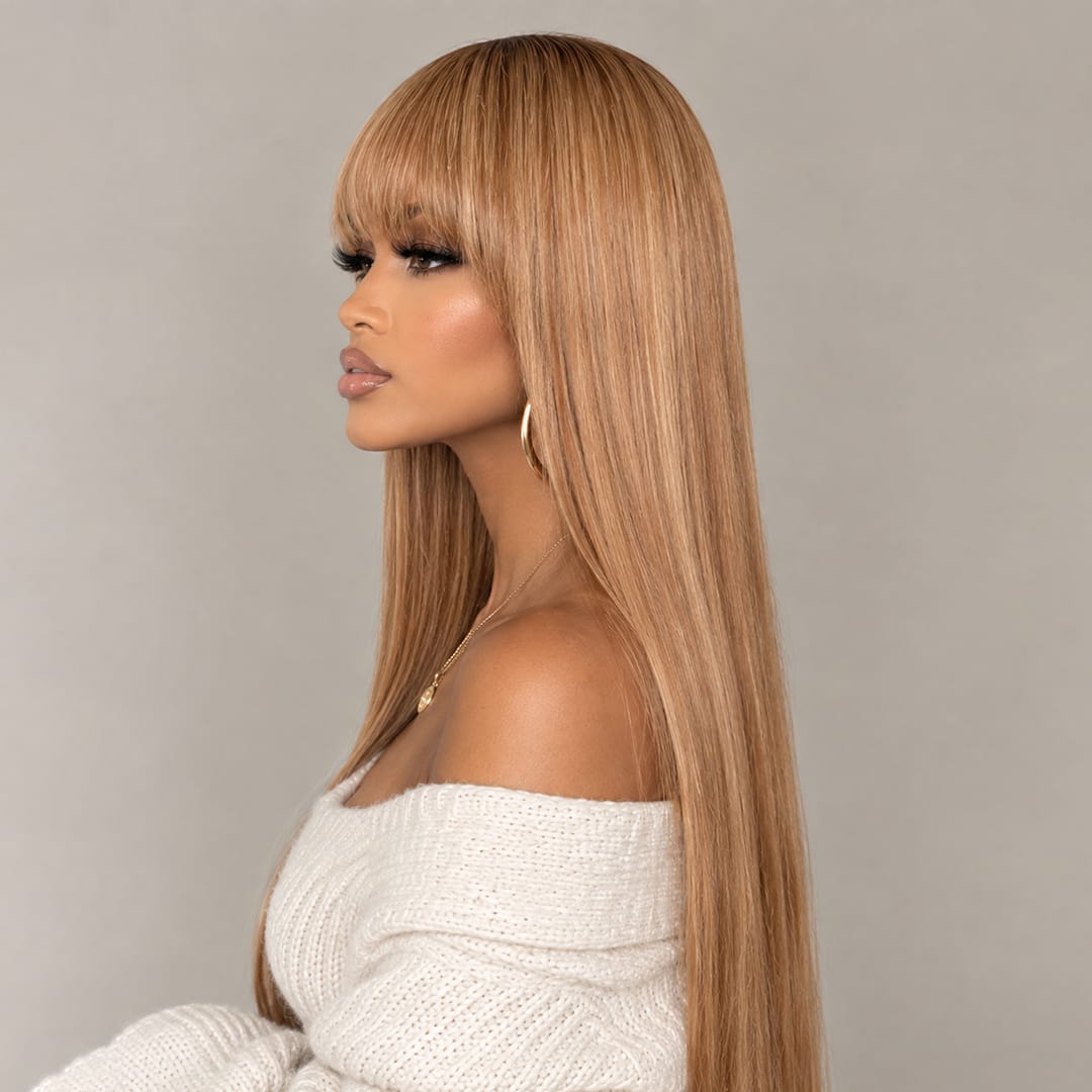 ailuxyhair-fr AILUXY Perruque Mixte Lisse Longue Avec Frange