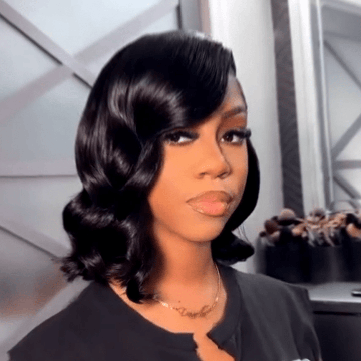 ailuxyhair-fr AILUXY Perruque Natural Wave BOB 4X4 Sans Colle