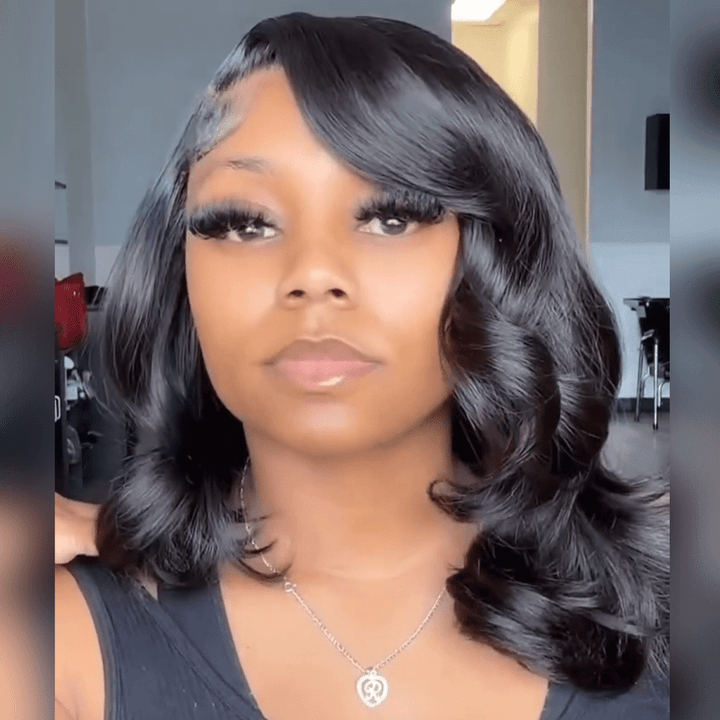 ailuxyhair-fr AILUXY Perruque Natural Wave BOB 4X4 Sans Colle