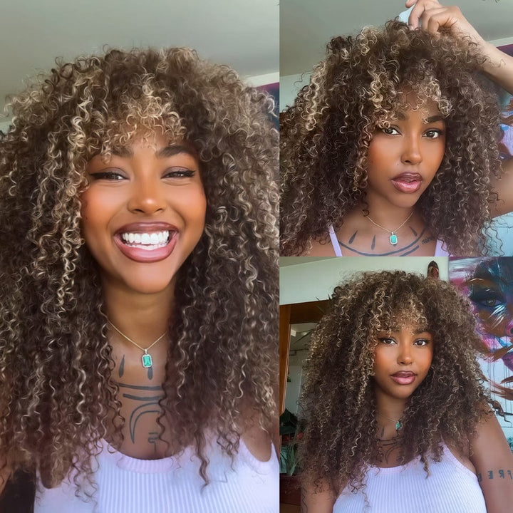 ailuxyhair-fr AILUXY Perruque personnalisée avancée 250% density Bouclés Élégant et stylé