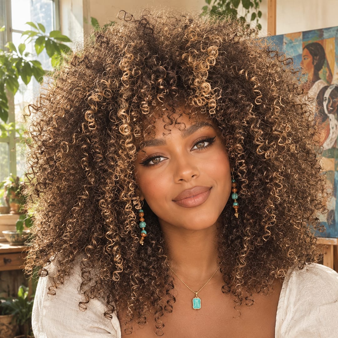 ailuxyhair-fr AILUXY Perruque personnalisée avancée 250% density Bouclés Élégant et stylé
