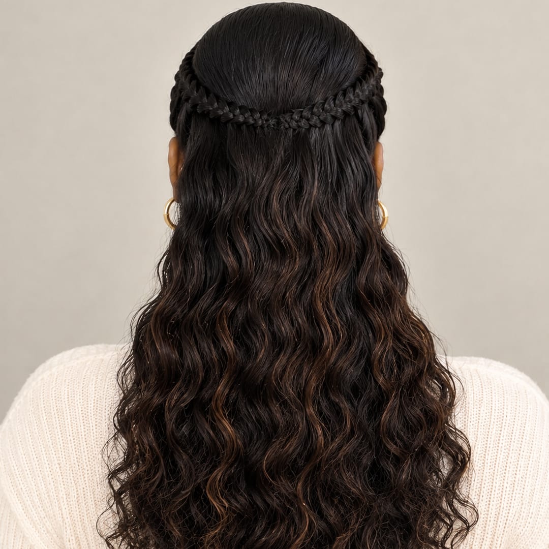 ailuxyhair-fr AILUXY Perruques Curly 1BT4# de Haute Qualité, Sans Colle, 100% Cheveux Humains
